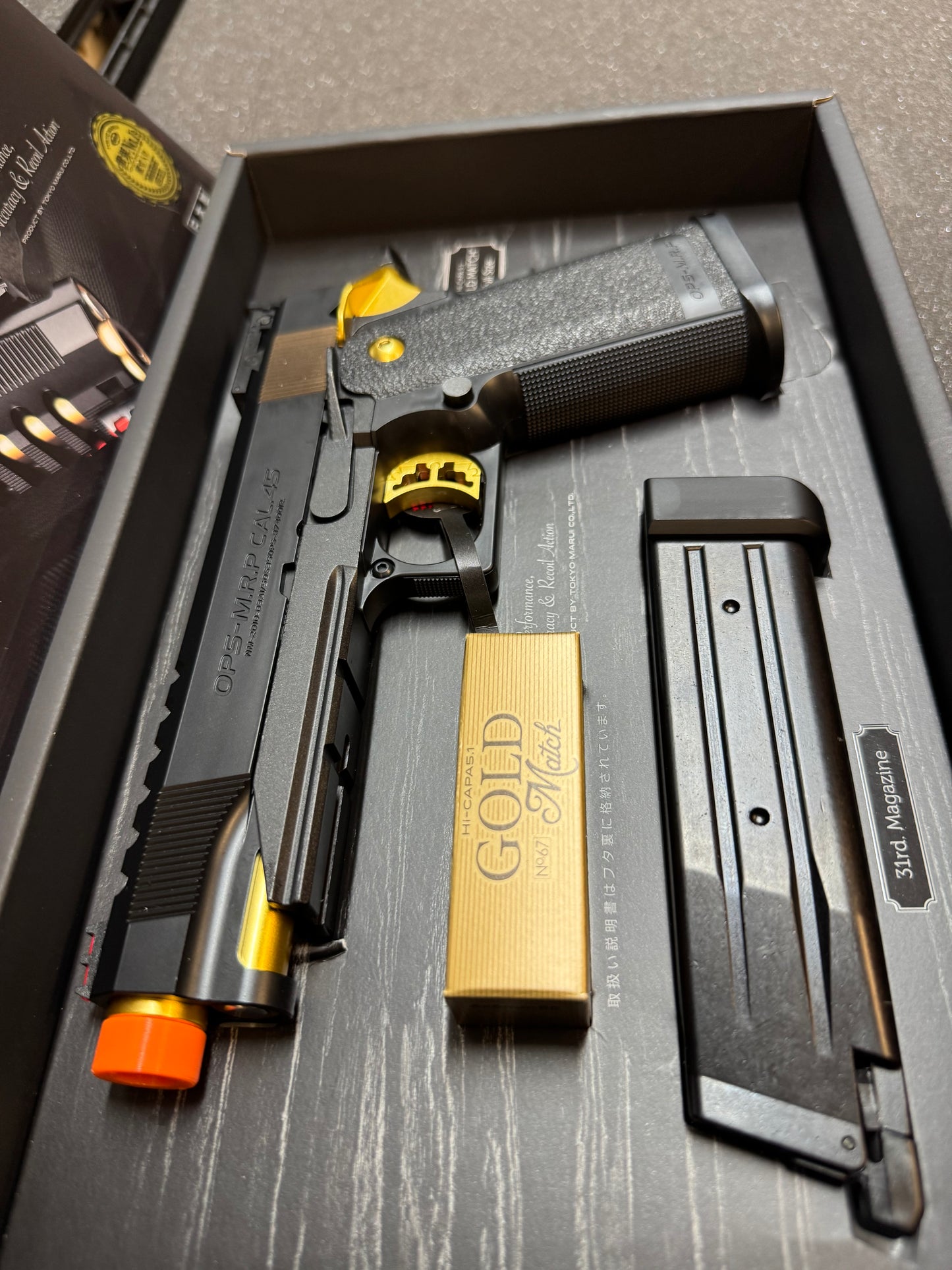 TOKYO MARUI Hi CAPA Gold Match GBB Pistol