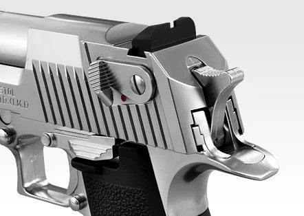 TOKYO MARUI DESERT EAGLE .50AE HARD KICK CHROME STAINLESS GBB AIRSOFT PISTOL