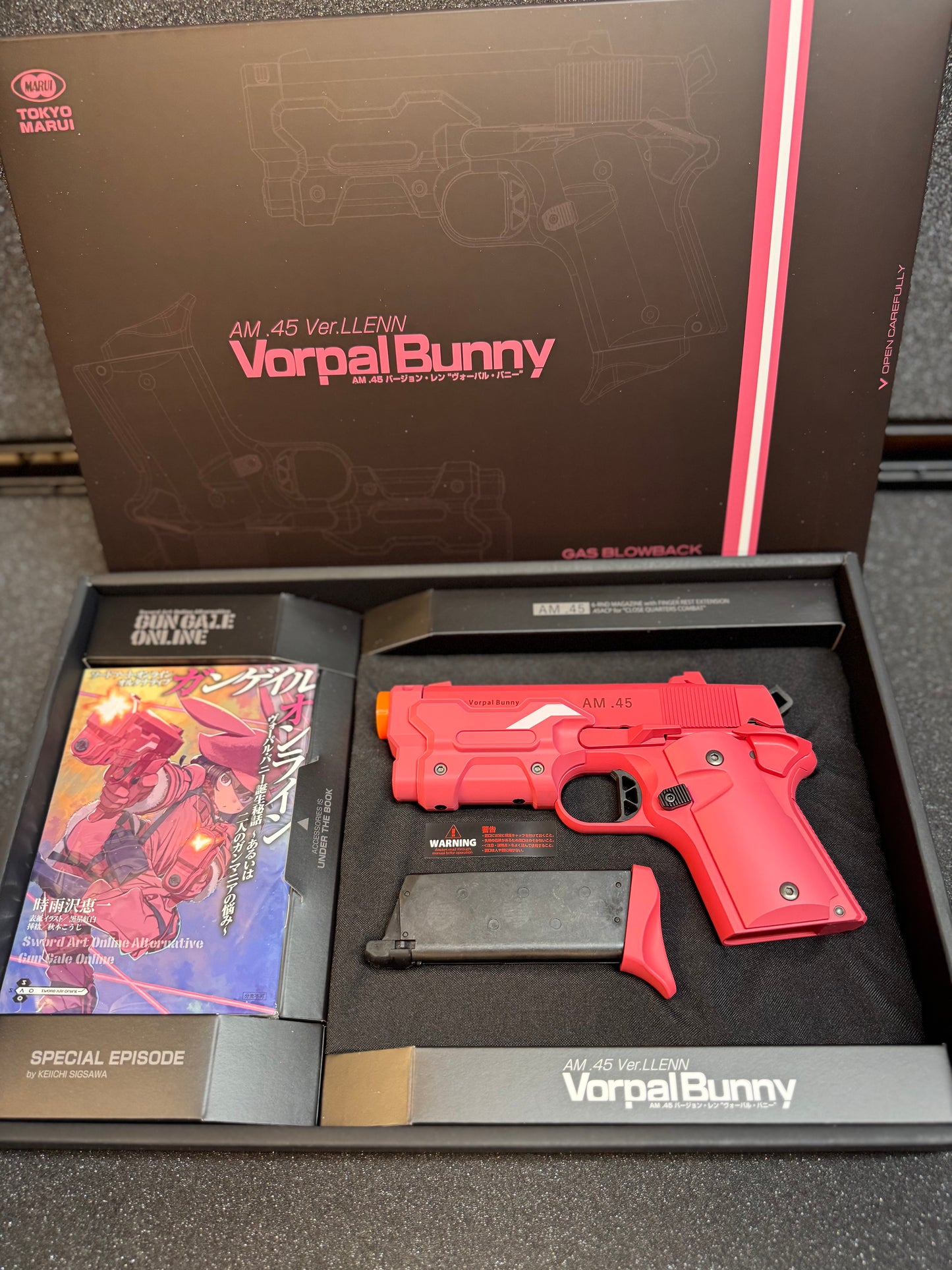 Vorpal Bunny AM .45 Tokyo Marui Gun Gale Limited Edition Gas Blowback Pistol