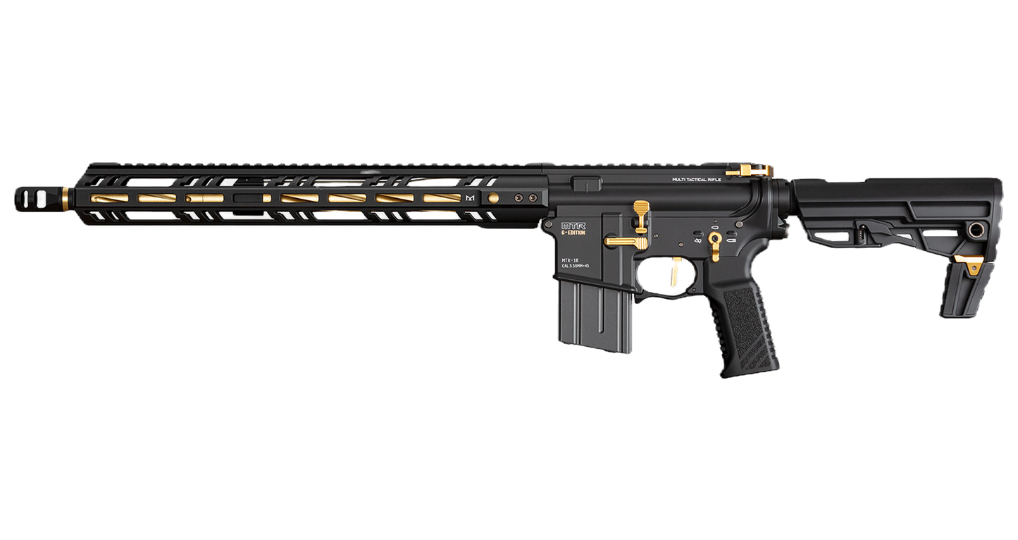 Tokyo Marui MTR16 G-Edition Airsoft GBB Rifle (Gold)