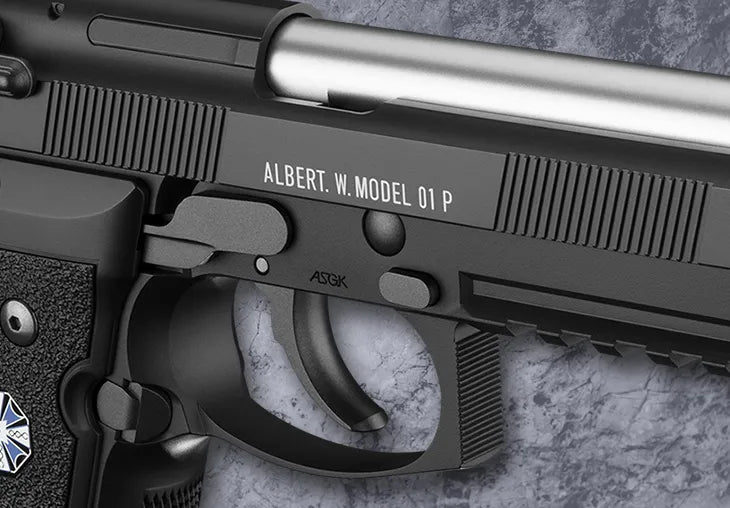 Tokyo Marui Limited Edition Albert W. Model 01P Umbrella Corporation Gas Blowback Airsoft Pistol