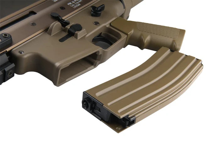 Tokyo Marui Next Generation Recoil Shock System FNH Licensed SCAR-L AEG Rifle in FDE