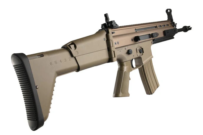 Tokyo Marui Next Generation Recoil Shock System FNH Licensed SCAR-L AEG Rifle in FDE