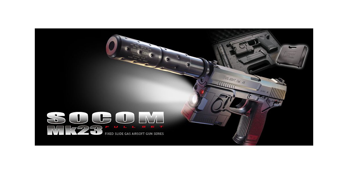 TOKYO MARUI MK23 SOCOM Pistol Set