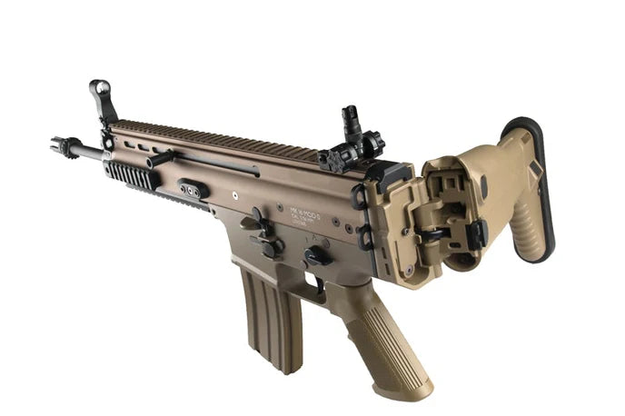 Tokyo Marui Next Generation Recoil Shock System FNH Licensed SCAR-L AEG Rifle in FDE
