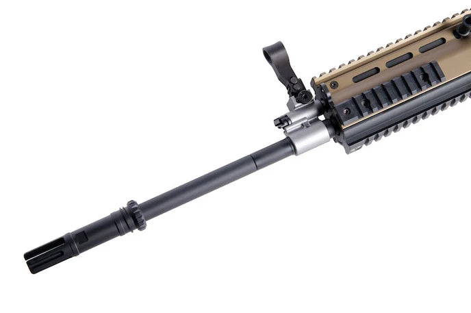 Tokyo Marui Next Generation Recoil Shock System FNH Licensed SCAR-H (Heavy) AEG Rifle in FDE