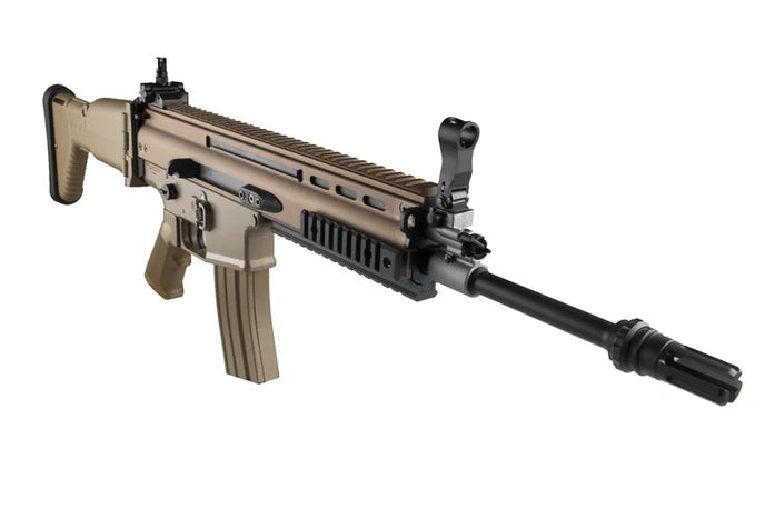 Tokyo Marui Next Generation Recoil Shock System FNH Licensed SCAR-L AEG Rifle in FDE