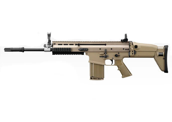 Tokyo Marui Next Generation Recoil Shock System FNH Licensed SCAR-H (Heavy) AEG Rifle in FDE