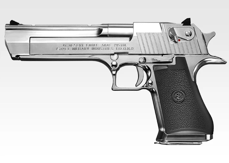 TOKYO MARUI DESERT EAGLE .50AE HARD KICK CHROME STAINLESS GBB AIRSOFT PISTOL