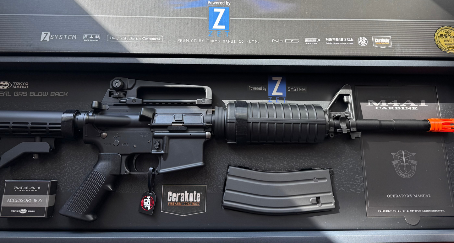 Tokyo Marui Colt Licensed M4 Carbine MWS ZET System Cerakote Finish Gas Blowback Rifle