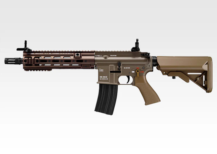 Tokyo marui HK 416 Delta Custom Tan Electric Recoil Shock New Generation AEG