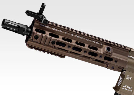 Tokyo marui HK 416 Delta Custom Tan Electric Recoil Shock New Generation AEG