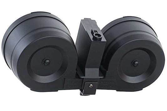 Tokyo Marui Twin Drum Magazine for M4 Electric AEGs (1200 rounds)